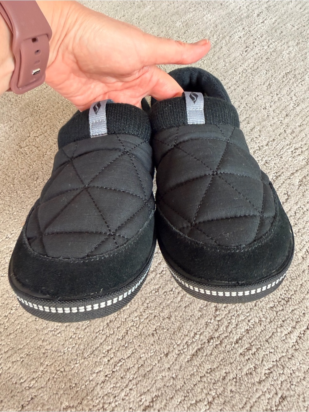 Skechers Cozy Campfire Camp Nap 7.5 Black Memory Foam Faux Fur NWOT - Picture 8 of 8